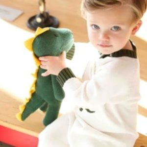 Classic Prep Davey/ Dinosaur Blanket;  Romper Set & Davey stuffie NWT